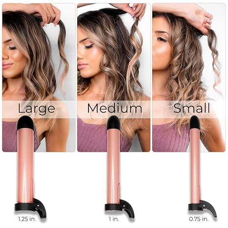 Automatic 3-in-1 Rotating Hair Curler